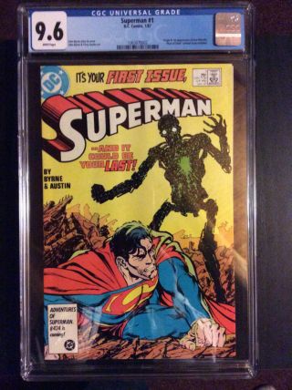 Superman (2nd Series) 1 Cgc 9.  6