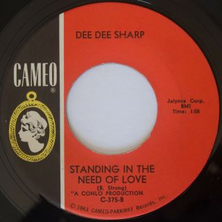 Soul Dee Dee Sharpe Standing In The Need Of Love / I Really Love You Vg,  /ex