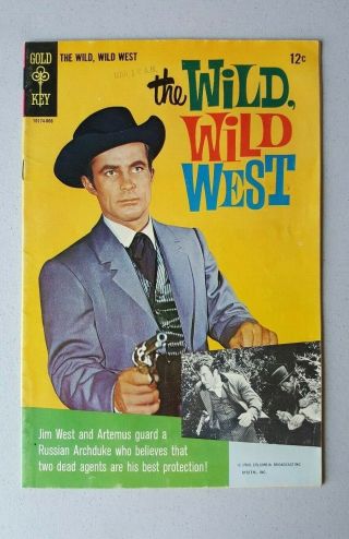The Wild,  Wild West Gold Key Comic 3 [1968 Vf - ]