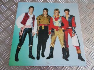 ADAM & THE ANTS - Prince Charming Japanese 1981 Epic LP,  huge poster 2