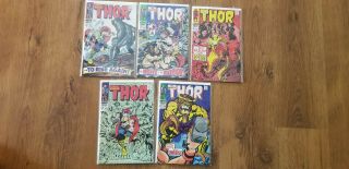 Thor 151 - 155 5 Comics Marvel Bronze Age