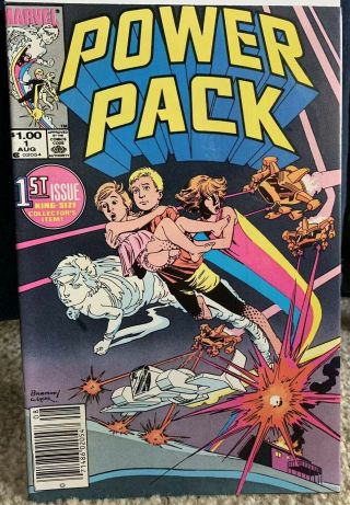 Power Pack 1 (1984 Marvel) Vfnm 9.  0,  Newsstand,  1st App & Origin,  Coming To Mcu?