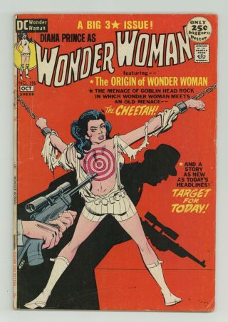 Wonder Woman (1st Series Dc) 196 1971 Gd/vg 3.  0