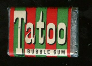 Single Piece In Wrapper Tatoo Brand Bubble Gum Copyright 1948 Brooklyn,  York
