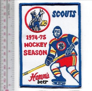Beer Hockey Kansas City Scouts & Hamm 