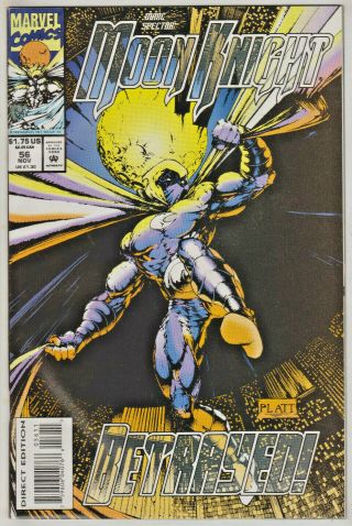 Moon Knight 56 Vf/nm 1993 Stephen Platt Art Marvel Comics