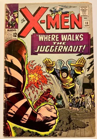X - Men Vol.  1 13 (1965) Vg (4.  0) - " Where Walks The Juggernaut "