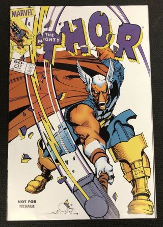 Thor 337 1st Beta Ray Bill Marvel Legends Reprint Marvel,