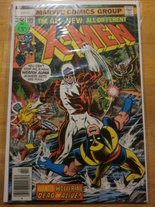 Marvel Comics Group: X - Men 109,  (marvel,  Feb 1978) 1st Appearance Vindicator