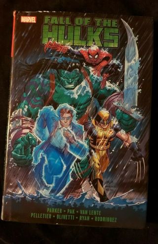 Marvel The Incredible Hulk - Fall Of The Hulks Hardcover Graphic Novel First.