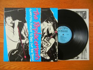 Replacements Sorry Ma,  Forgot To Take Out Trash Lp 1981 Twin Tone W/orig Sleeve