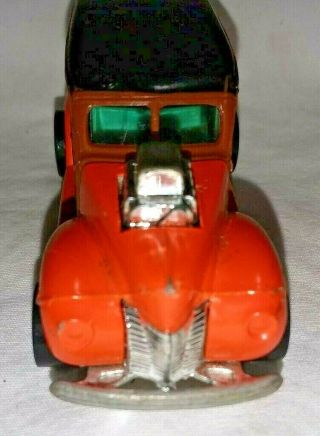 Vintage 1979 Mattel Hong Kong Hot Wheels Hi Rakers Ford WOODY 1/64 Scale Orange 4