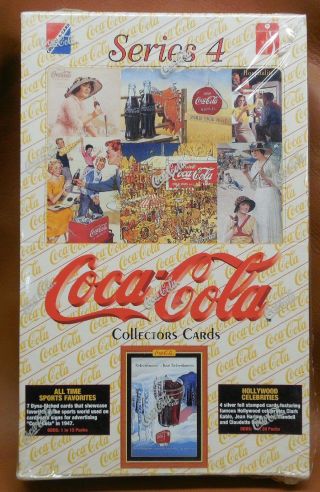 Coca Cola Factory Box Collector Cards Series 4 Collect A Card 1995