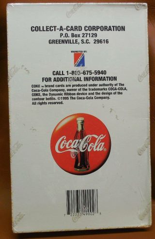 Coca Cola Factory Box Collector Cards Series 4 Collect A Card 1995 2