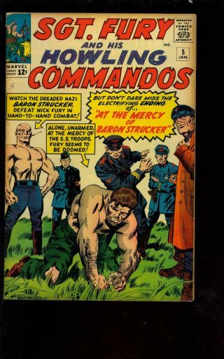 Sgt Fury And His Howling Commandos 5 - Large Scans