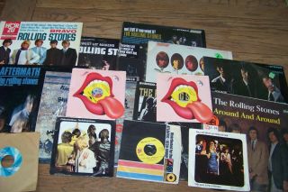 Rolling Stones Rare Lps And 45s