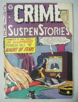 Crime Suspenstories 7 E.  C.  Comics 1951 Johnny Craig Jack Kamen Jack Davis