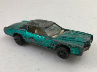 1968 Hot Wheels Mattel Redlines Green Custom Eldorado Toy Car