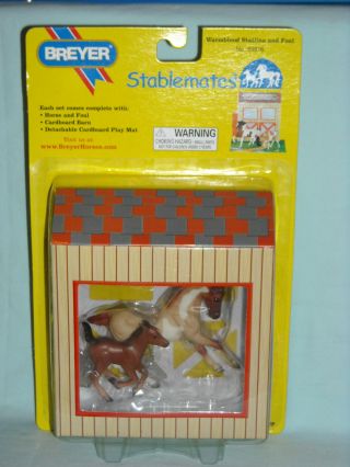 Breyer Stablemates 59976 " Warmblood Stallion And Foal "