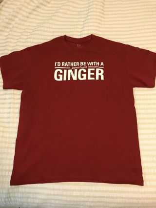 Dewars Scotch & Ginger T Shirt Large