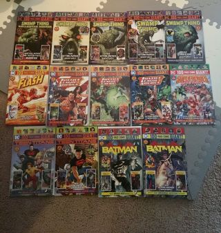 Dc 100 - Page Comic Giant Walmart Swamp Thing Batman Flash Justice League