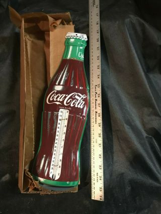 Coca - Cola Collectibles Vintage Bottle Thermometer