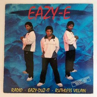 Eazy E Rare Ruthless Villain Vinly Record Album Dr Dre Nwa