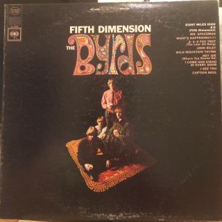 The Byrds Fifth Dimension Lp Columbia Cs 9349 Rare 2 - Eye Stereo Psych Nm