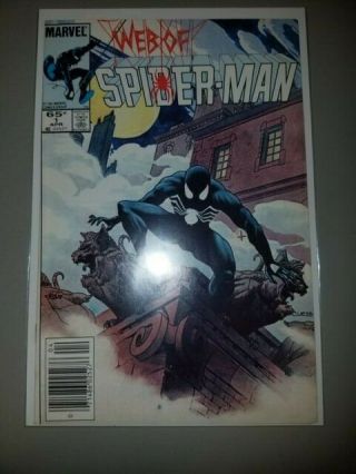 Web Of Spider - Man 1 Nm 9.  4 1984 Newsstand Edition Marvel Comics