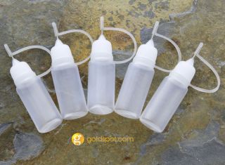 5 - Pack Fountain Pen Eyedropper Ink Sample Bottles With Syringe Top