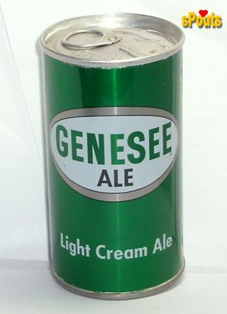 1960 ' s GENESEE LIGHT CREAM ALE BEER CAN ROCHESTER,  YORK STRAIGHT STEEL JENNY 2
