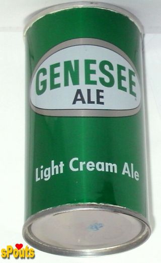 1960 ' s GENESEE LIGHT CREAM ALE BEER CAN ROCHESTER,  YORK STRAIGHT STEEL JENNY 3