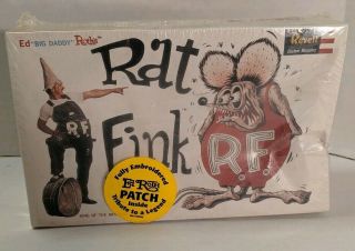 Ed Big Daddy Roth Rat Fink Revell Model Kit With Tribute Patch 2001