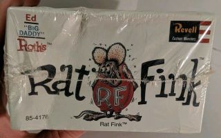 Ed Big Daddy Roth RAT FINK Revell Model Kit with tribute patch 2001 3