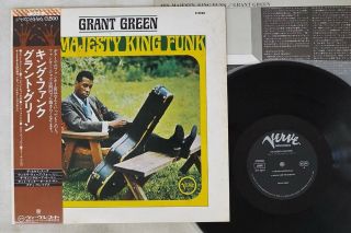 Grant Green His Majesty,  King Funk Verve Mv 4010 Japan Obi Vinyl Lp