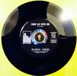 Gloria Jones 70’s Press Come Go With Me Vg,  Northern Soul Classic