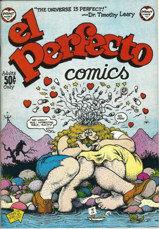 El Perfecto Comics 1 Print Robert Crumb 1973 1st Printing A/e