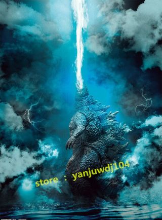 S.  H.  Monsterarts Godzilla King Of The Monsters Kotm 2019 Movie Figure No Box