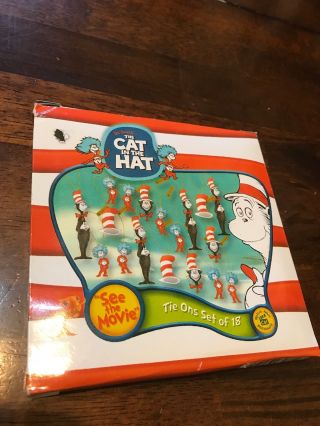 Dr.  Suess The Cat In The Hat Mini Ornaments Set Of 18