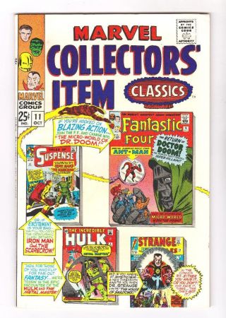 Marvel Collectors Item Classics 11 (vf/nm 9.  0) 68 Page Giant