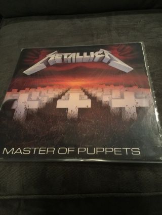 Metallica - Master Of Puppets Columbia House Pressing W/inlay.  Much Wear