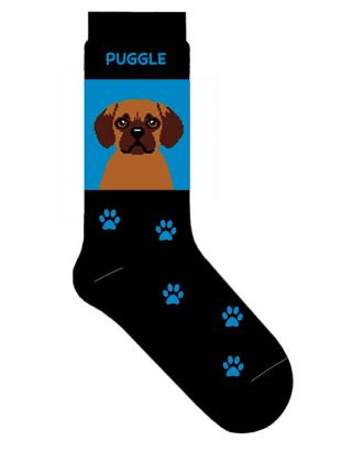 Puggle Crew Socks Unisex Egyptian Blue