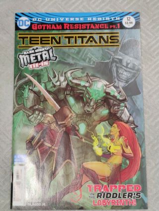Teen Titans 12 Rebirth 1st Appearance Batman: The Man Who Laughs 1st Print Nm