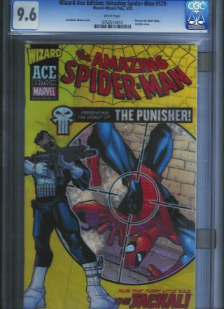 Wizard Ace Edition: Spider - Man 129 Cgc 9.  6 White Pages.  Unrestored