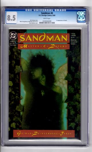 Sandman 8 Cgc 8.  5 W/p 