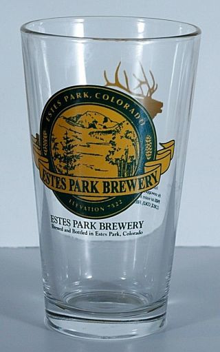 Estes Park Brewery,  Estes Park,  Co.  Pint Beer Glass