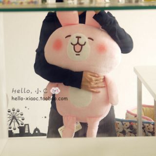 28  Huge Big Kanahei Bandai Pink Bunny Stuffed Plush Doll Japan Chicken Kitty