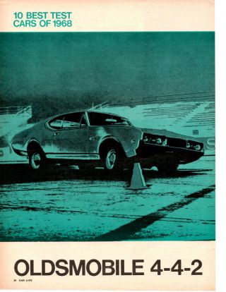 1968 Oldsmobile 442 - 400/350 Hp 2 - Page Article / Ad