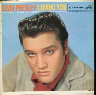 Elvis Presley Loving You Vol Ii On Rca Epa 2 - 1515 Orange Label 45 Ep With Cover