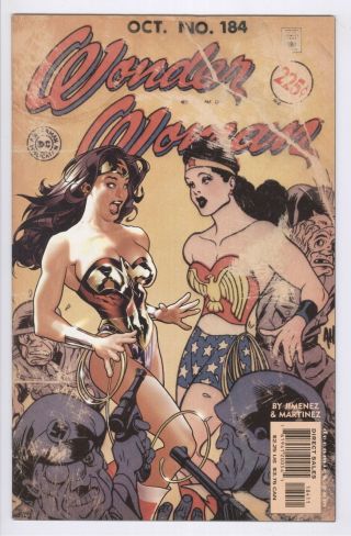 Wonder Woman Comic 184 (2002) Fn - Adam Hughes Classic Cover Dc Golden Age